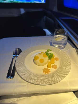 First time  for me in a while vanilla ice cream plus toppings hasn’t been an option. The ginger and chocolate cake wasn’t what I’d expected and was more like a mousse texture inside but the Ginger was certainly evident and 