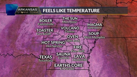 And it will be hotter tomorrow