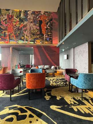 Lounge. Quite busy during Happy Hour but very quiet for breakfast. 