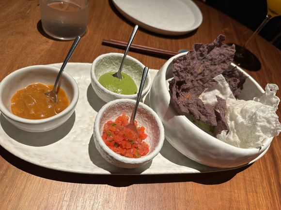 Chips and dip at Manta