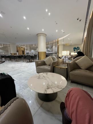 General view of closed dining area