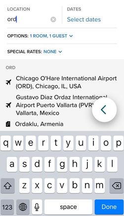 iOS app