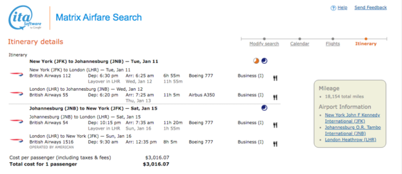 Flights, booking inventory, mileage.