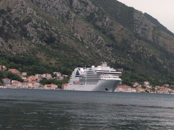 Here is our ship from afar