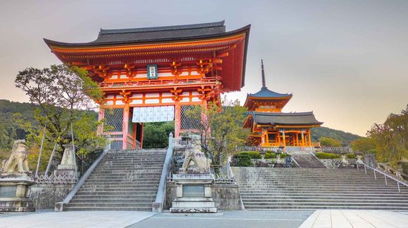 Kyoto just after dawn. Sadly forgot battery for my camera in the charger so this was from my phone, still pretty good IMO.