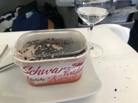 Good size and refined with a shot of Kirschwasser (Cherry brandy)

