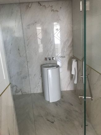 Main WC (around the corner) with Stylish Sink
