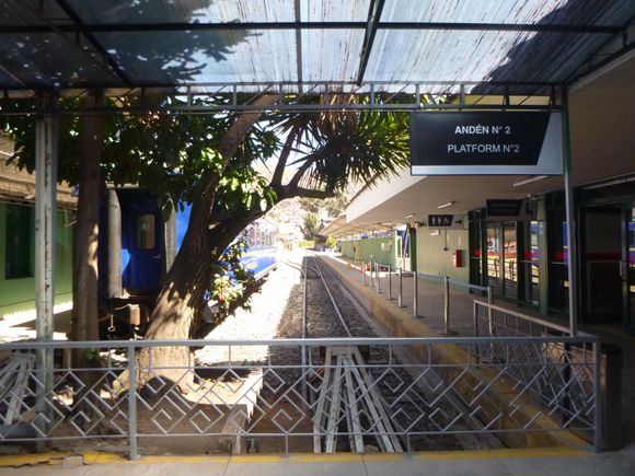 OK I lied when I said I could not take a photo at the train station. But this was through a fence. I was not permitted to enter the station past the fence