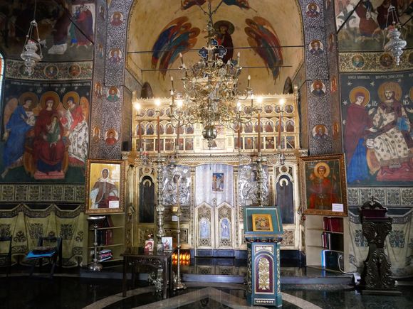 Orthodox churches like this are found all over Romania.