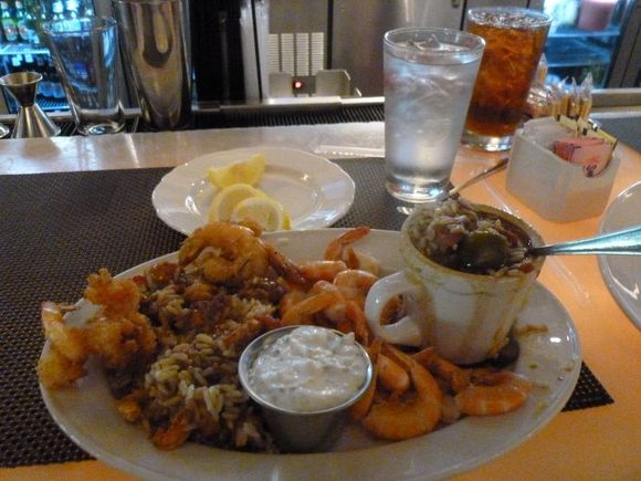 What my first plate looked like.