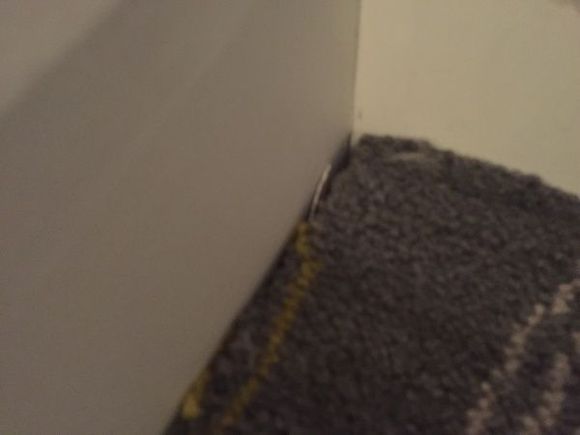 Carpet finish at wardrobe