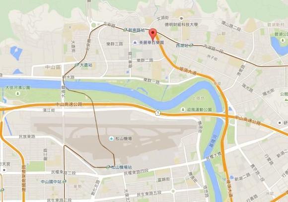 Location of Hotel Indigo Taipei Neifu Planned Construction Site