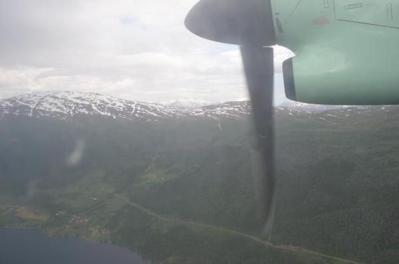 Flying into Sandane