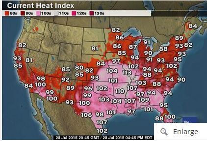 Heat Index 7 28 2015