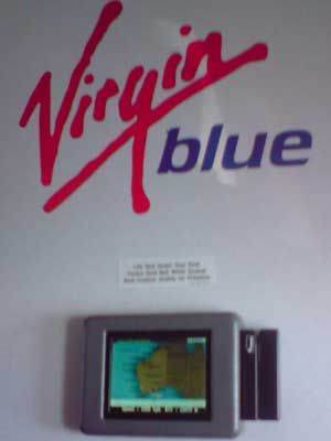 Onscreen, real-time Flight Map