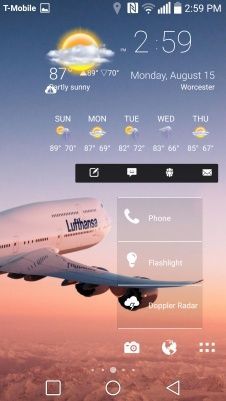 Lufthansa 747 Homescreen