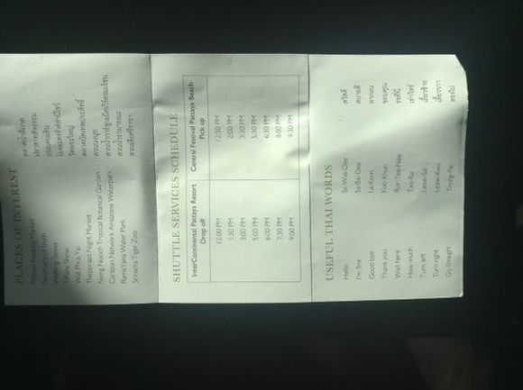 Current increased minbus schedule (starts 12 noon)

This is valid (Jan2017) , not the schedule on resort map by pool