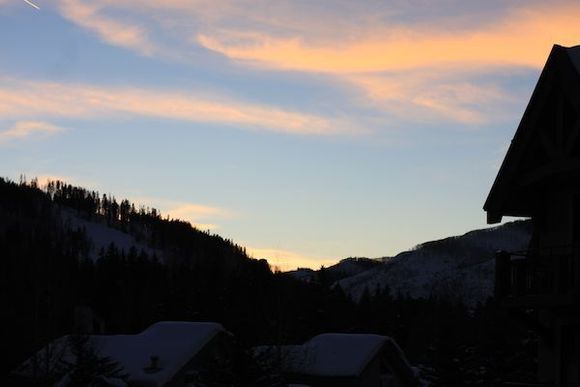 Sunrise from room