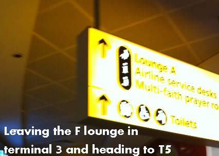 Leaving the lounge