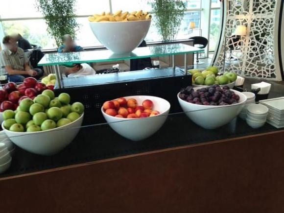 the fruit bar in the new section