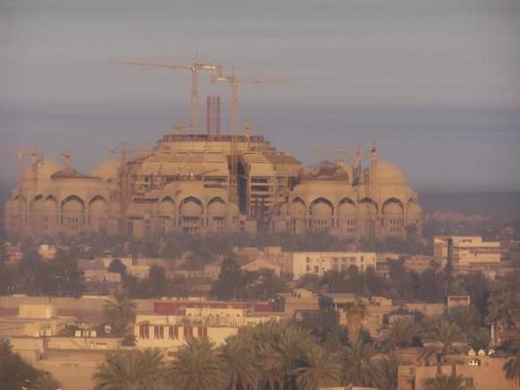 The Al-Rahman mosque. It's about 11 Acres in size.