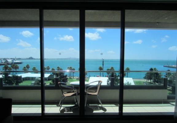 Views from inside Four Points Bay Studio