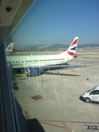 BA 737 BCL - LGW (July 2014)
