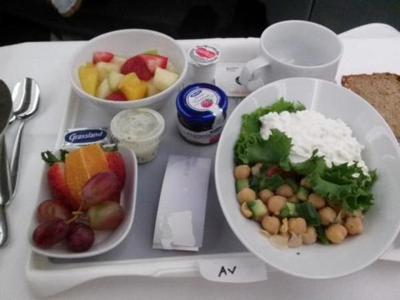 ORD-FRA Pre-arrival meal