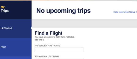 No flights.  None.