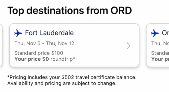 Five times the price zeros out the money UA owes me?