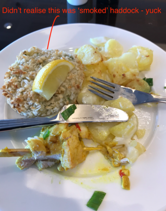 GLA lounge - decent food selection