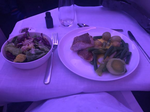Snapper and Radiccio salad