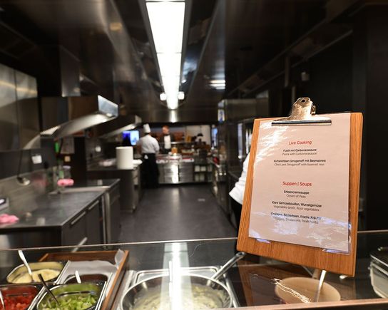Swiss Senator Lounge Fresh Cooking