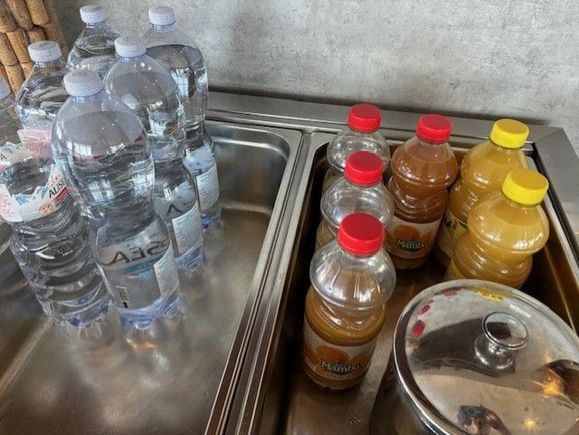 Water, juices