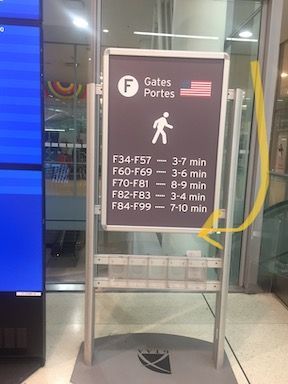 New location of YYZ passes in gate 40-60 range near escalators to gates, elevator to MLL TB