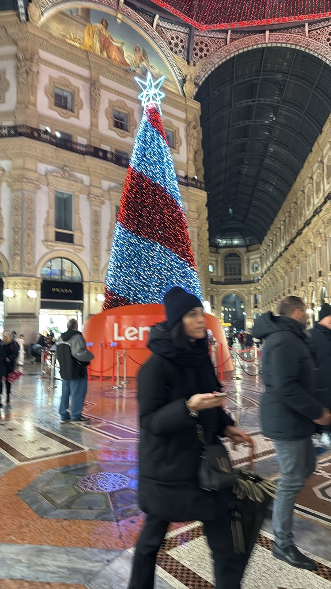Staying dry in the Galleria