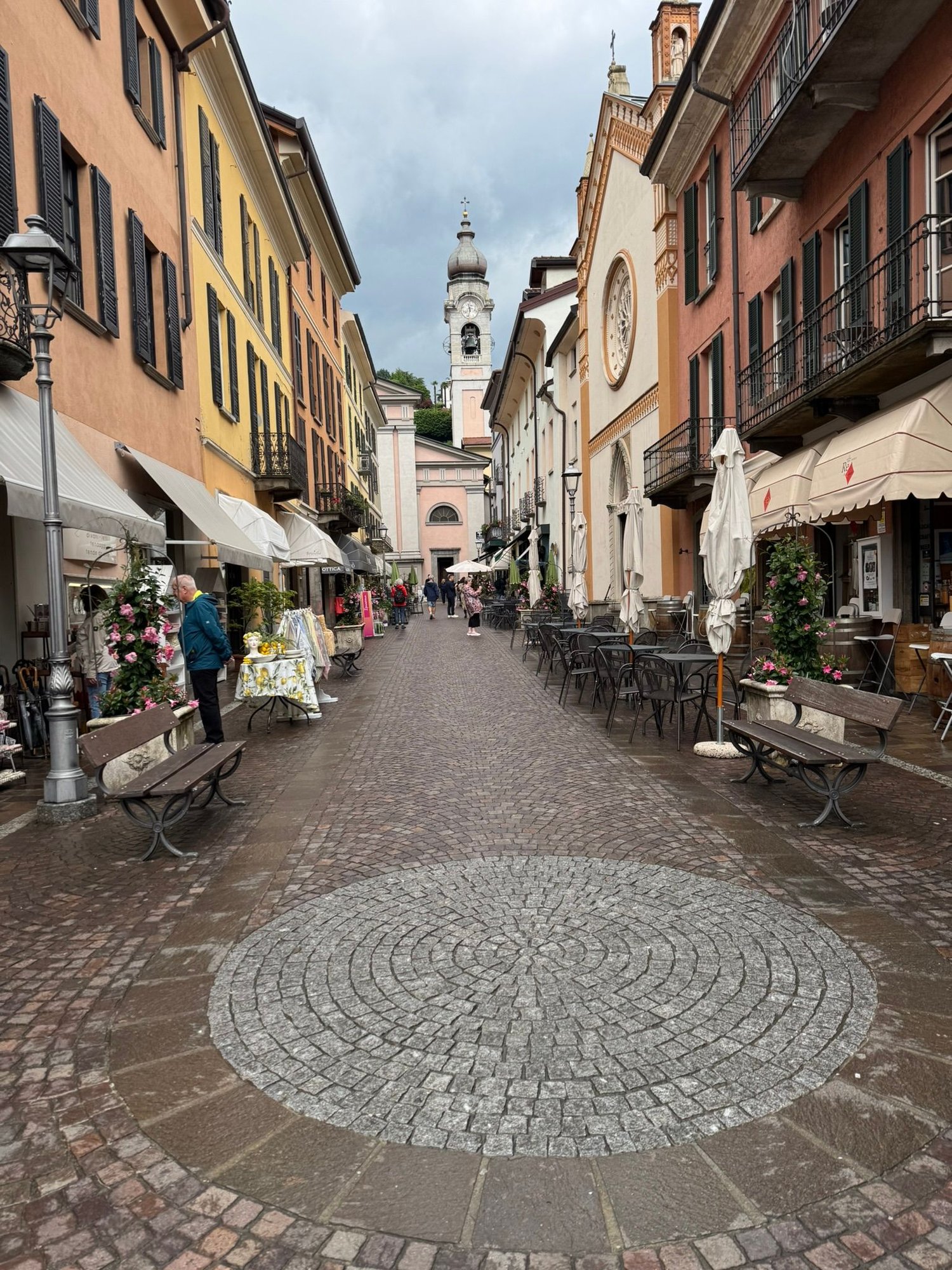 Pretty street off of Piazza Garibaldi with nice shops