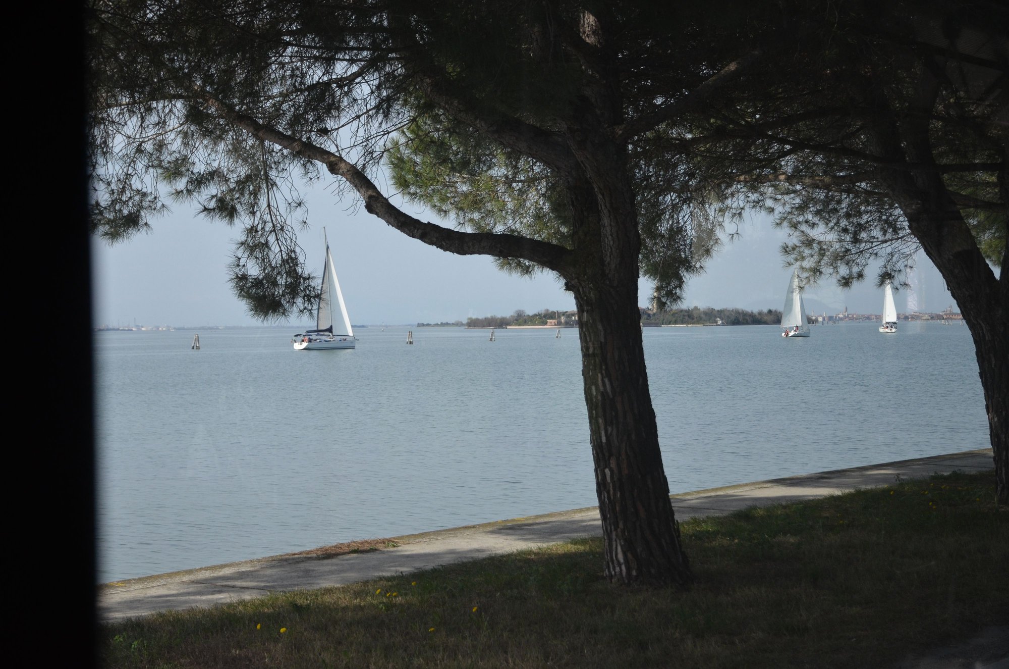 Malamocco lakeside promenade