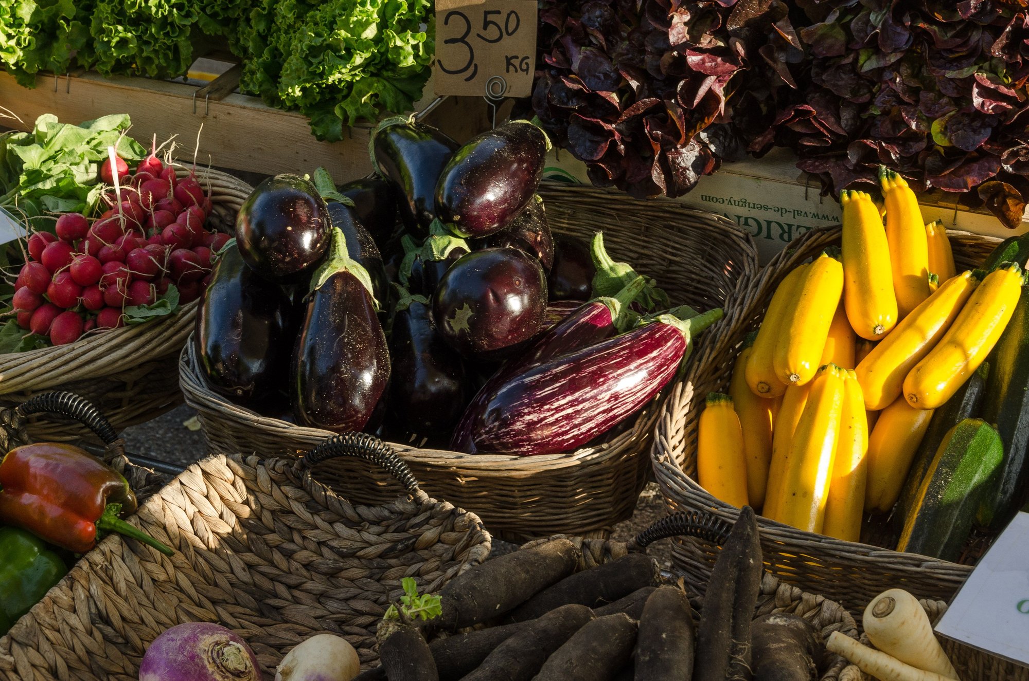 Produce aplenty.