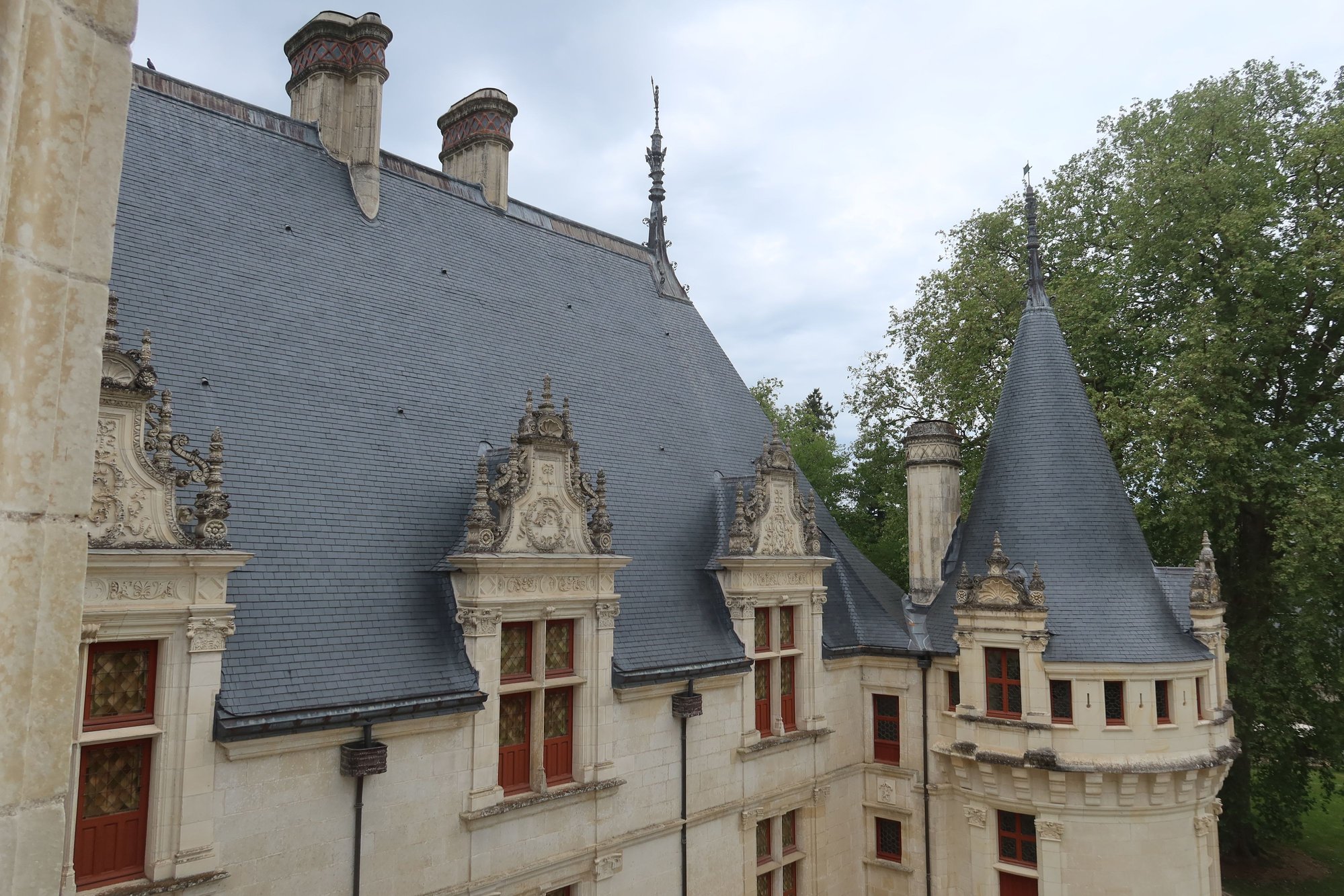 Steep-Sloping Roof at Azay-le-Rideau