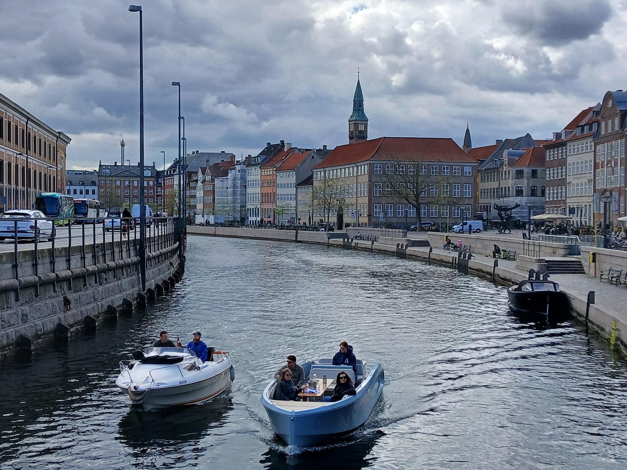 Along the canal