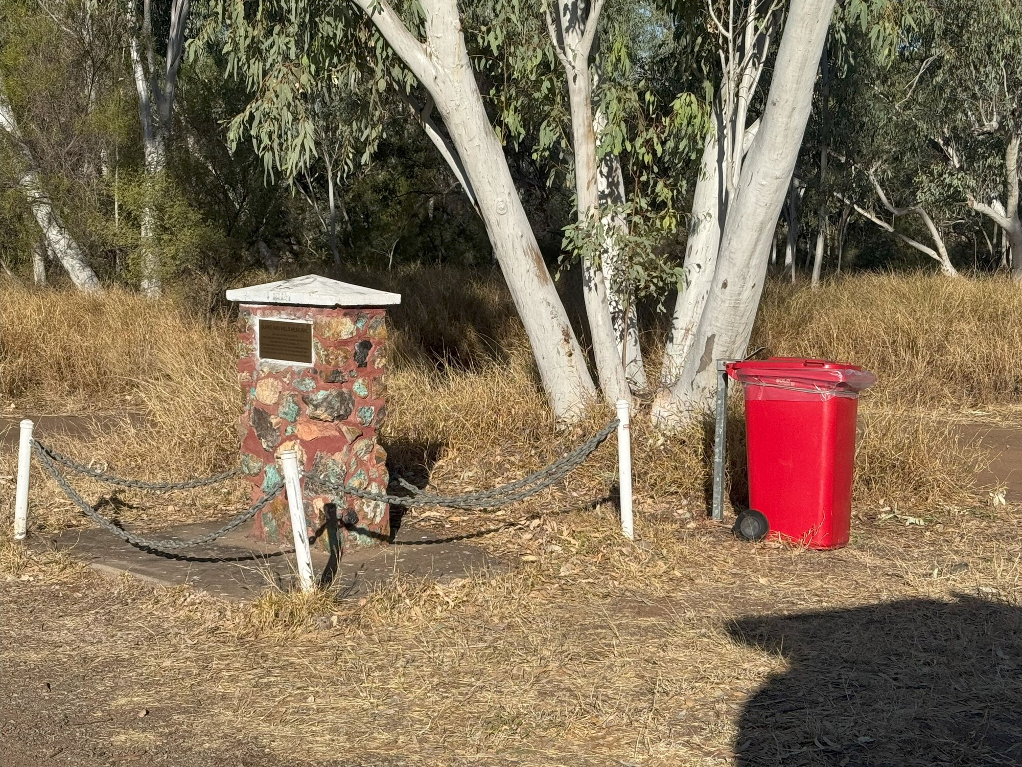 Burke and Wills Memorial outside Mt. Isa. Dont go out of your way!