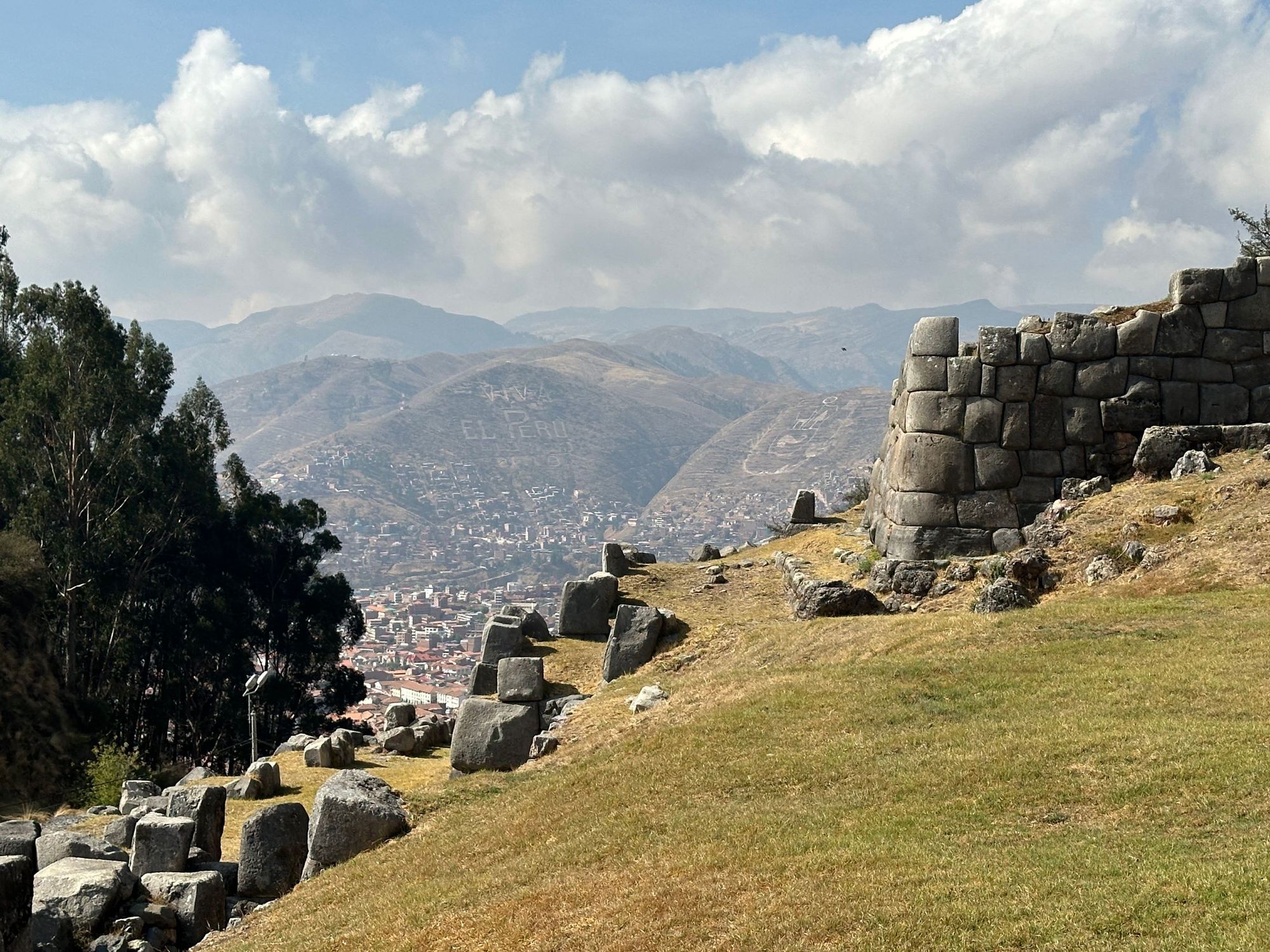 Beautiful view of Cusco and surrounding area 