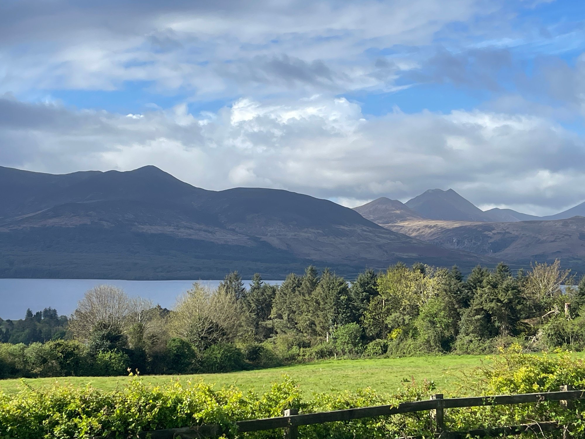 On the way scenery to Inch Beach