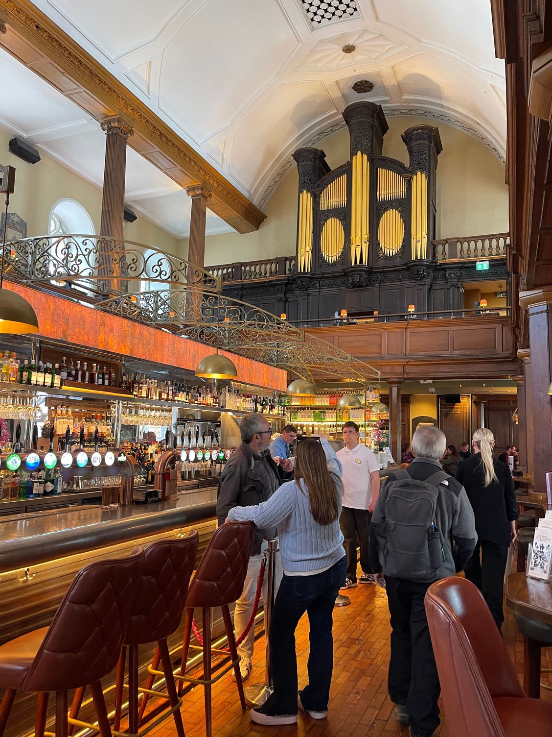 Former St. Mary church used as a restaurant bar, Near Henry Street, Dublin Ireland