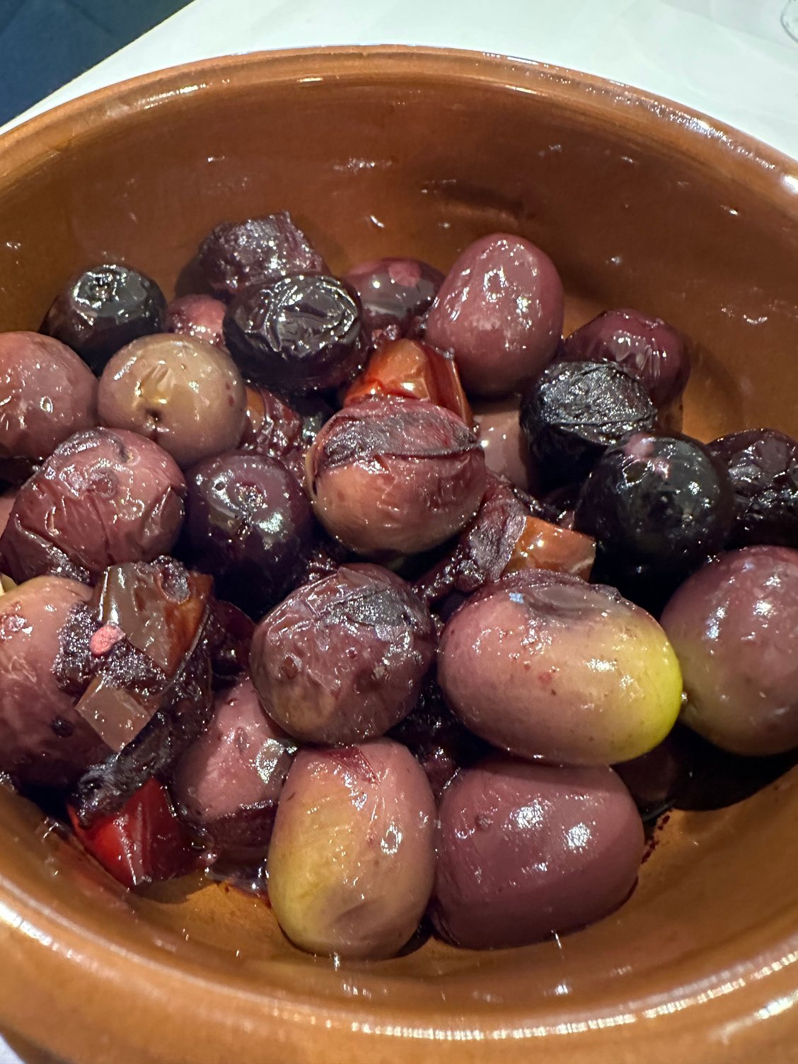 Beautiful local olives