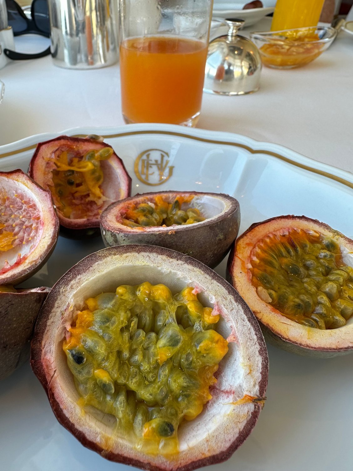 My beloved maracuya (passion fruit) at breakfast