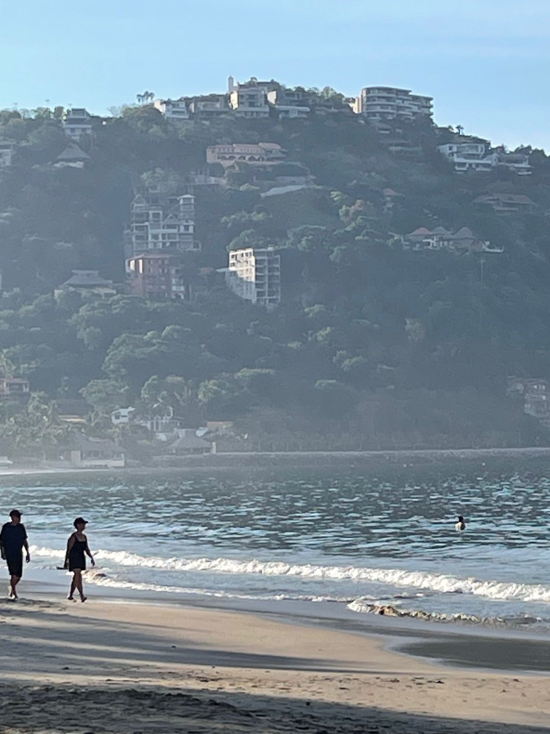 This is a hill on the far south side of La Ropa and I believe this is where you are going to see a lot of building in the future.  In fact in the middle of the picture is a new 6 level building under construction.