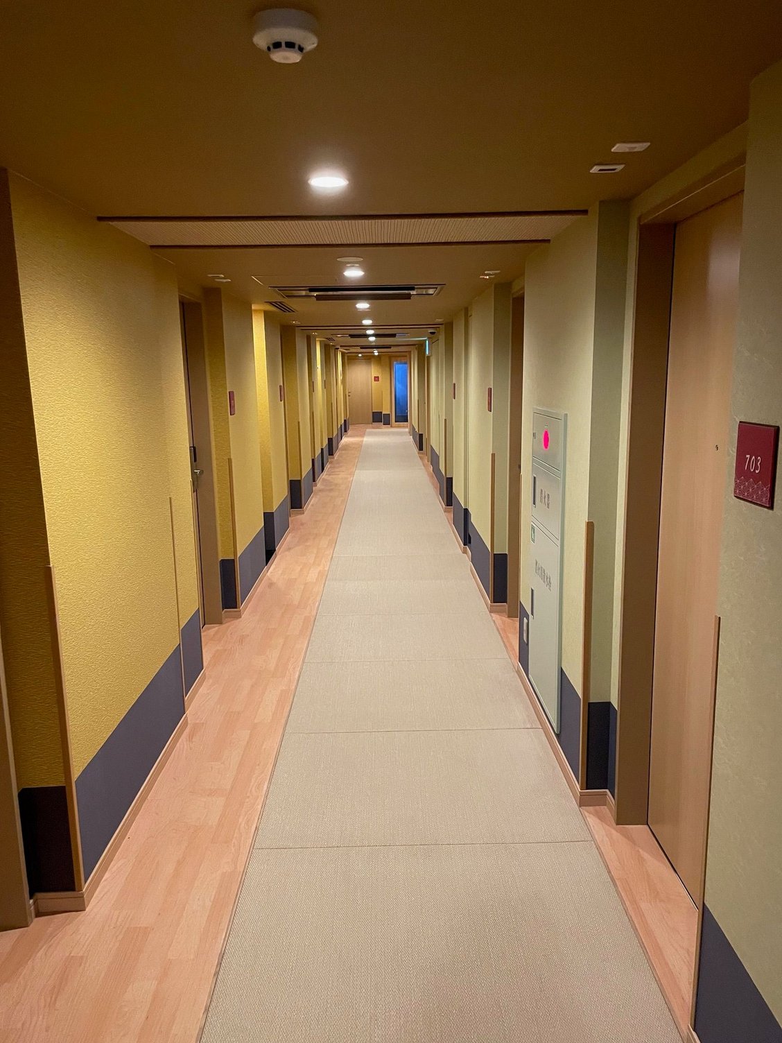 Long hallway shot