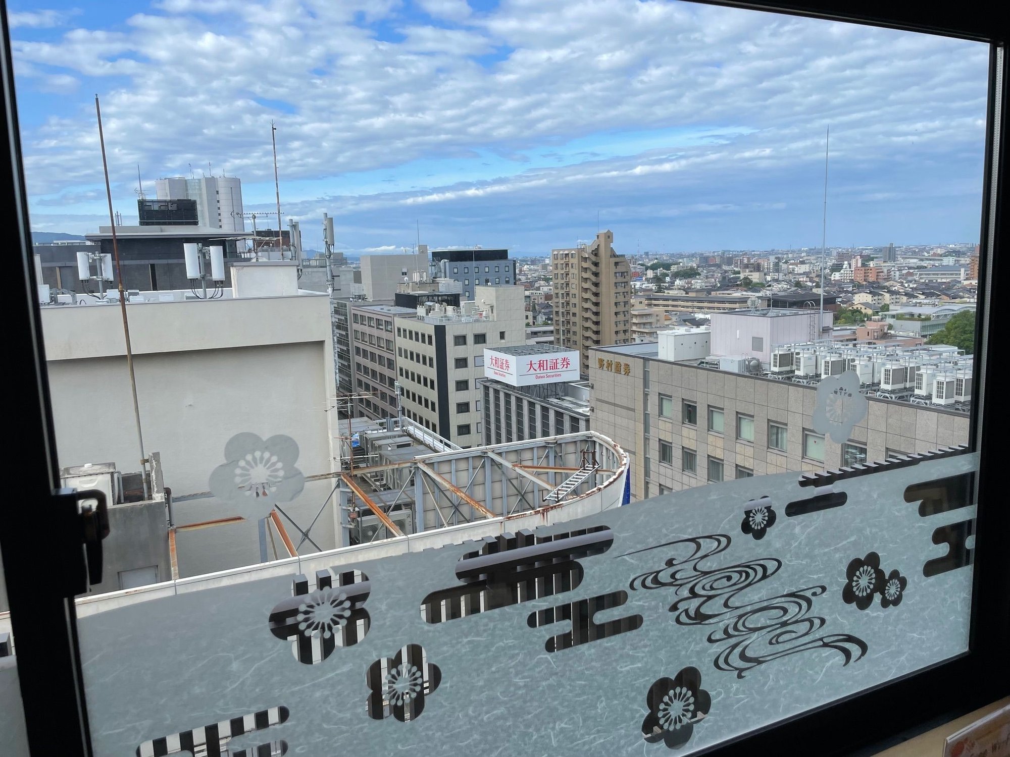 View from the relaxation room